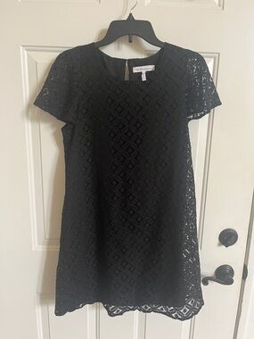BCBGeneration Black Lace Mini Dress